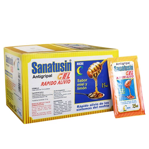 SANATUSIN gel ANTIGRIPAL NOCHE X 60