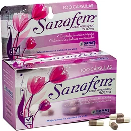 SANAFEM X 100 (AC.MEFENAMICO 500 MG)