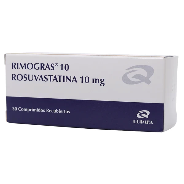 RIMOGRAS 10 MG ROSUVASTATINA X 30 COMP