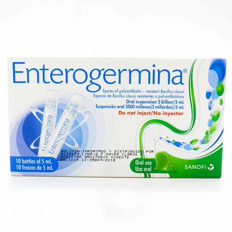 ENTEROGERMINA X 5 ML X 10 VIALES