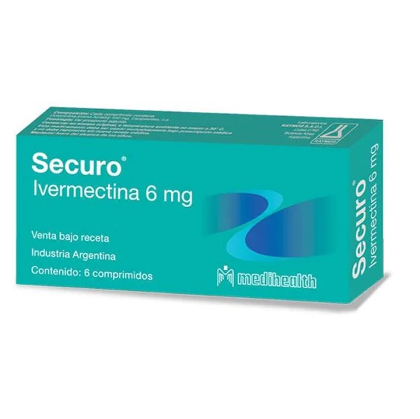 SECURO ( IVERMECTINA 6 MG ) X 6 COMP