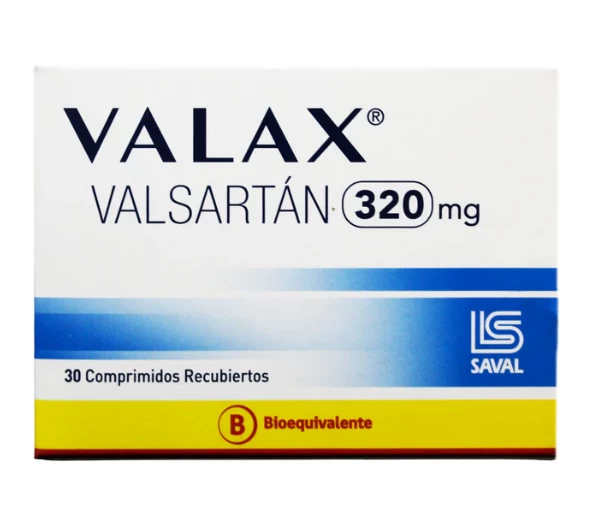 VALAX 320 MG ( VALSARTAN) X 30 COMP