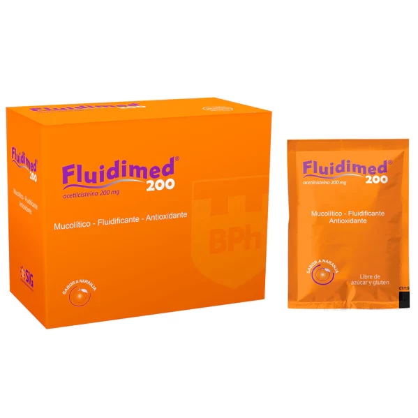 FLUIDIMED 200 MG (ACETILCISTEINA)