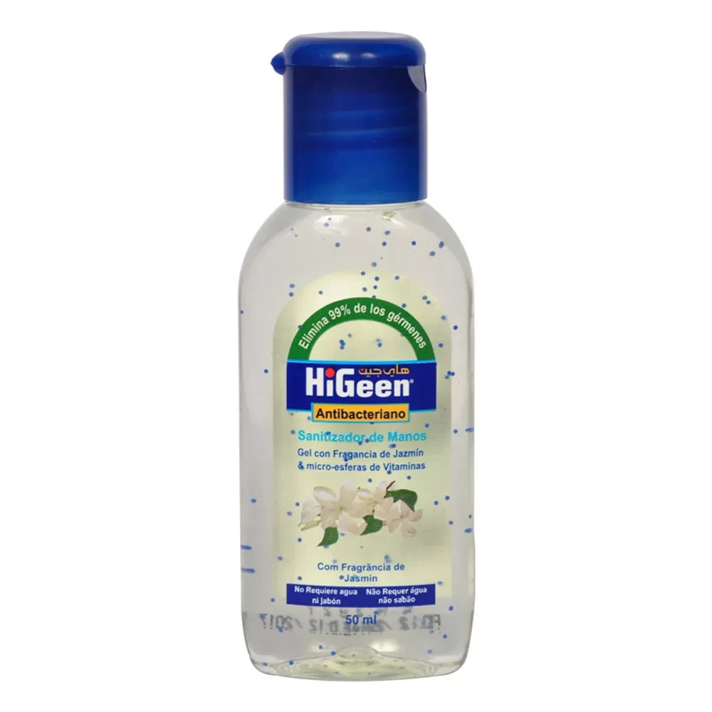 HIGENN SANITIZADOR DE MANOS CON FRAGANCIA X 50 ML