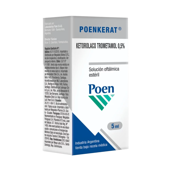 POENKERAT 0,5% COL. 5 ML.(KETOROLACO)