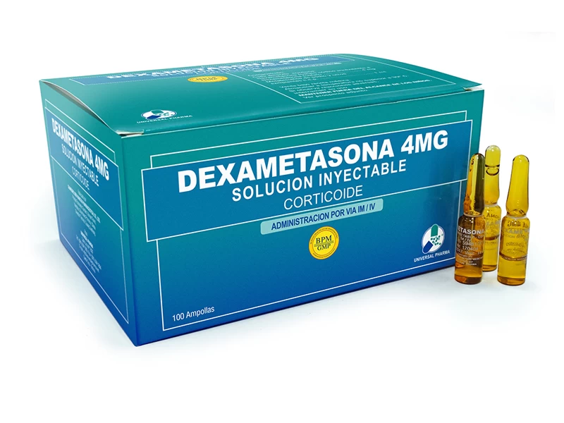 DEXAMETASONA 4 MG X 1ML X100 UNIVERSAL P.