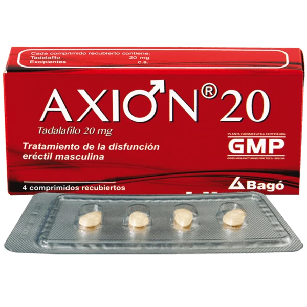 AXION 20 MG X 4 (TADALAFILO)