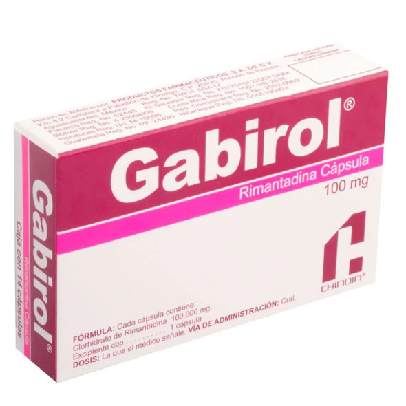 GABIROL 100 MG X 14 CAP (RIMANTADINA)