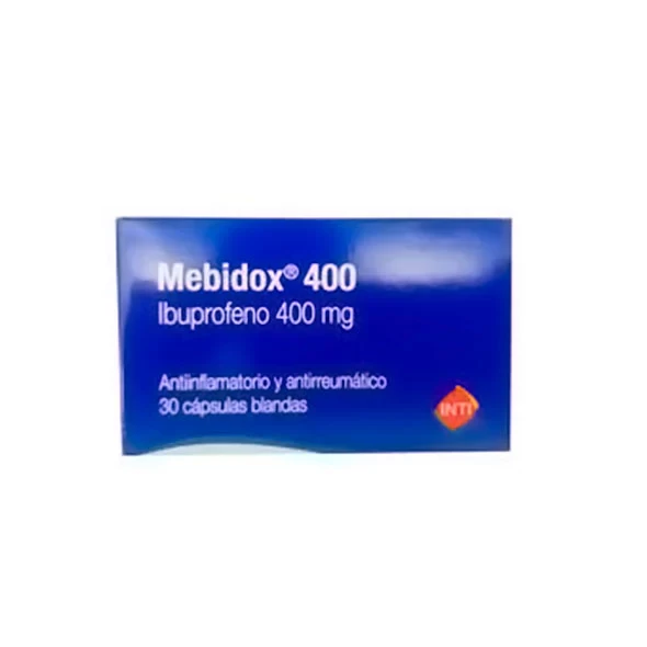 MEBIDOX 400 X 30caps.blandas (IBUPROFENO 400mg)