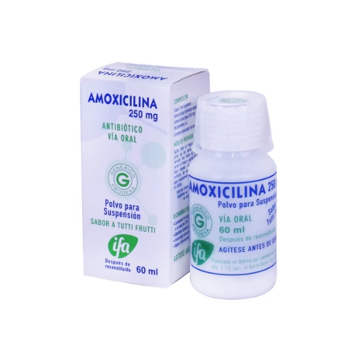 AMOXICILINA 250 MG PRODEXA X 100 ML