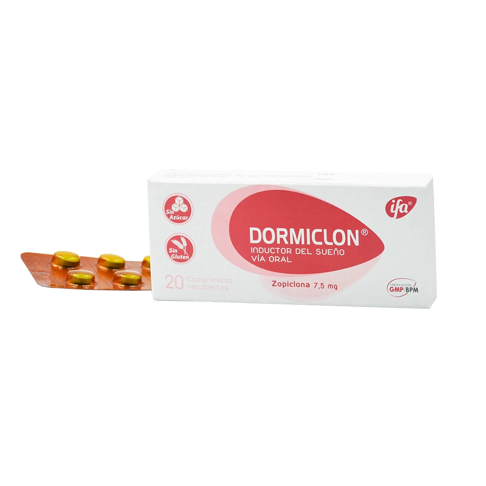 DORMICLON X 20 COMP ( ZOPICLONA 7.5 MG )