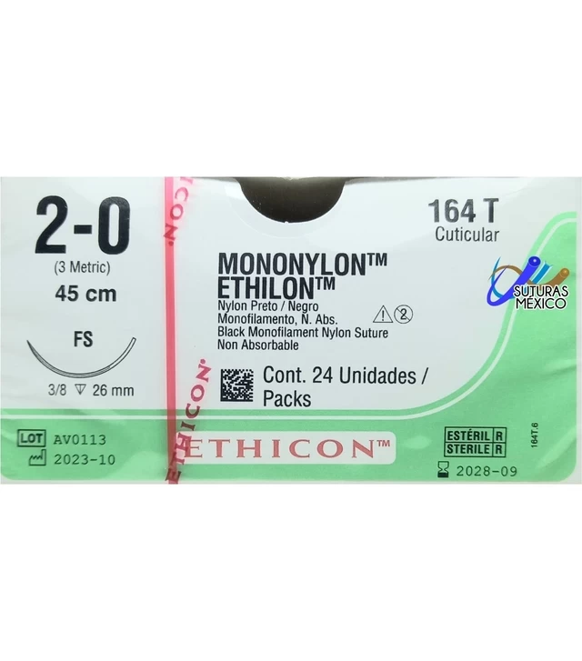 MONO # 2.0 C/AG. 2.6 CM. 164 caja x 24