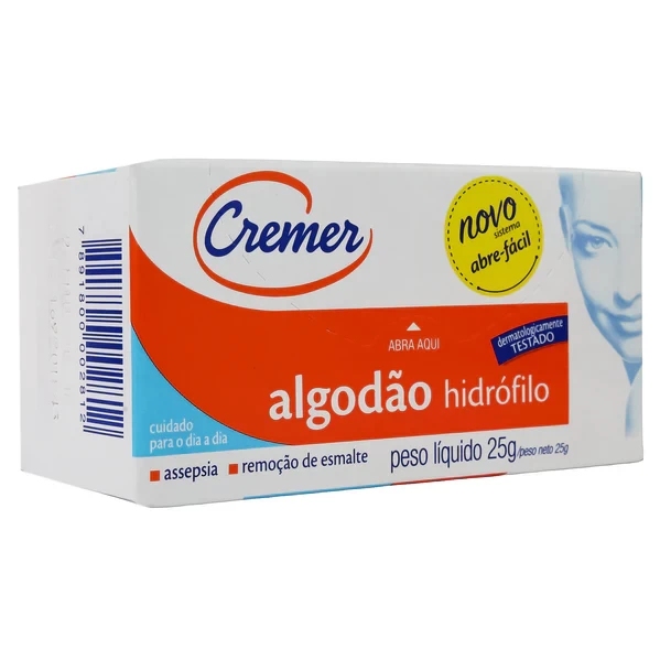 ALGODON HIDROFILICOX 25 GR CREMER