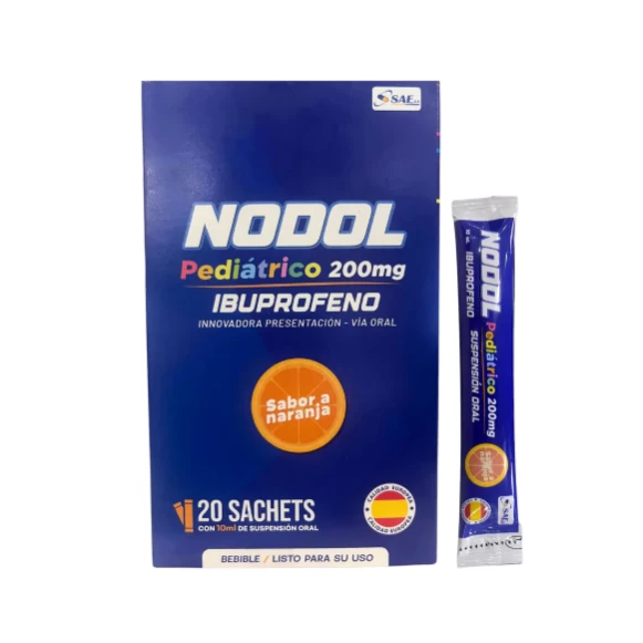 NODOL PEDIATRICO 200MG IBUPROFENO