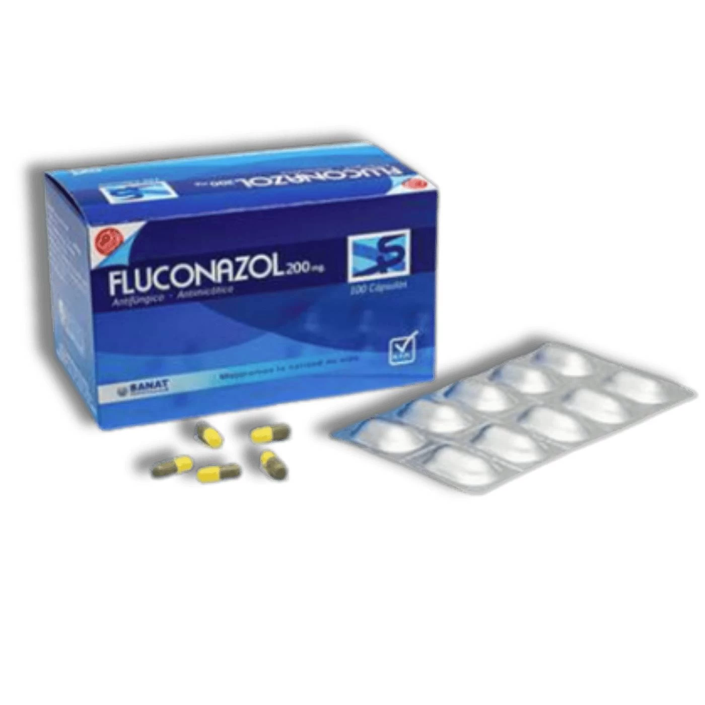 FLUCONAZOL 200 MG X 100 SANAT
