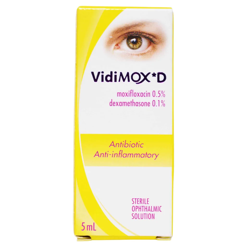 VIDIMOX D COLIRIO 6 ML (MOXIFLOX+DEXA)