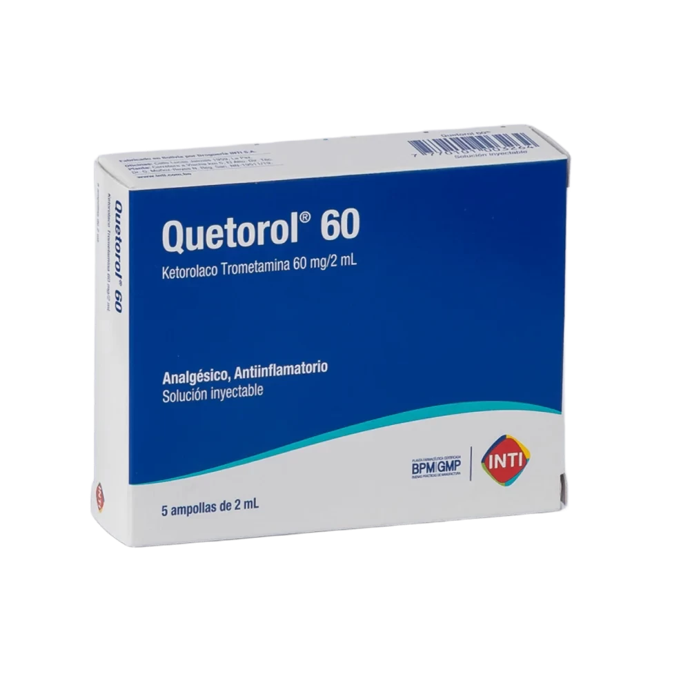 QUETOROL 60 MG 2 ML X 25 AMP -KETOROLACO