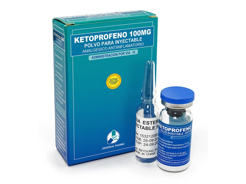 KETOPROFENO 100 MG VIAL UNIVERSAL P.