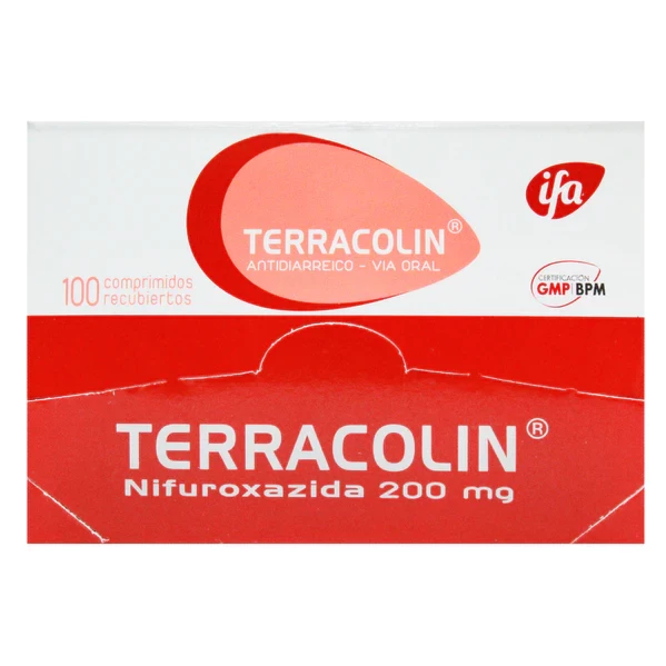 TERRACOLIN 200 MG X 100 nifuroxazida 200mg