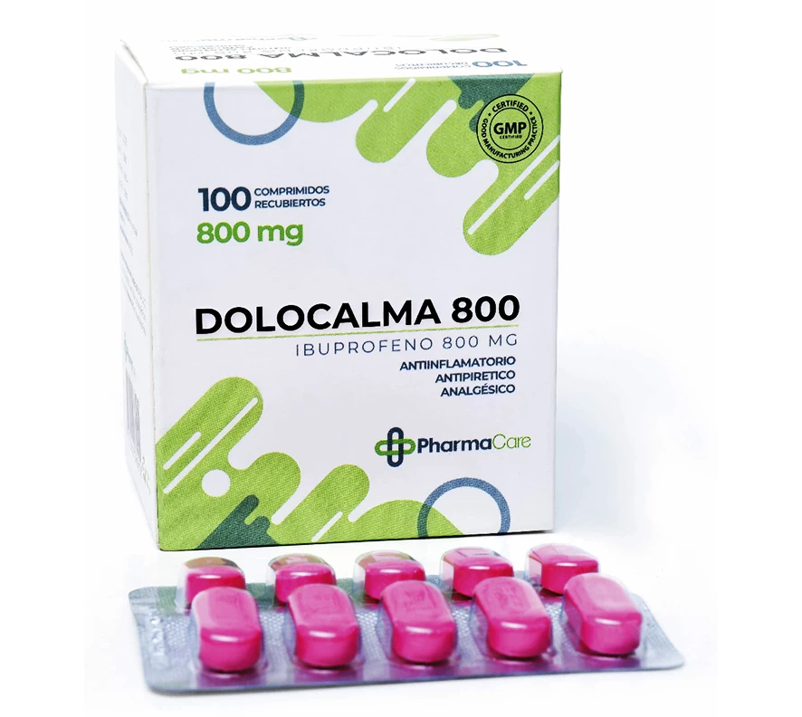 DOLOCALMA 800 ( IBUPROFENO 800 MG X 100 COMP)