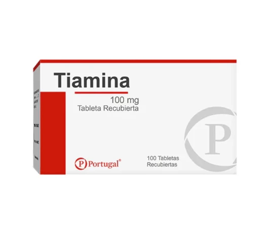 TIAMINA 100 MG X 100 TABLETAS (VITAMINA B1)