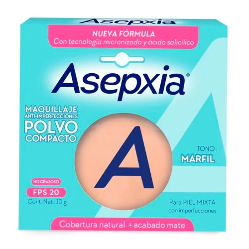 ASEPXIA MAQ PVO COMP COLOR BEIGE X 10 GR NF2020
