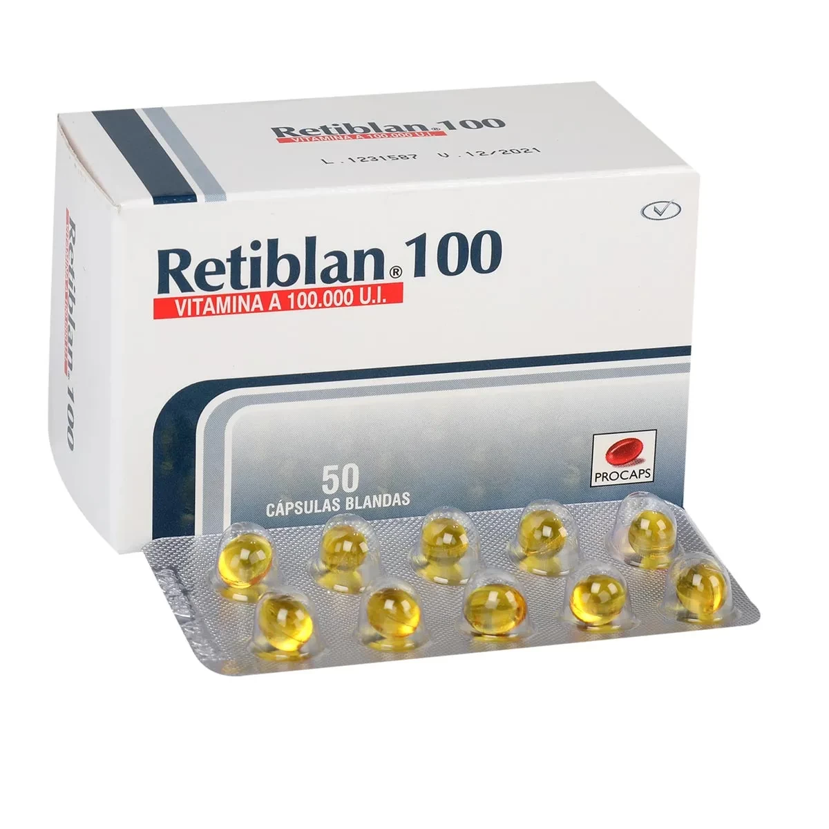 RETIBLAN 100 MG. X 50