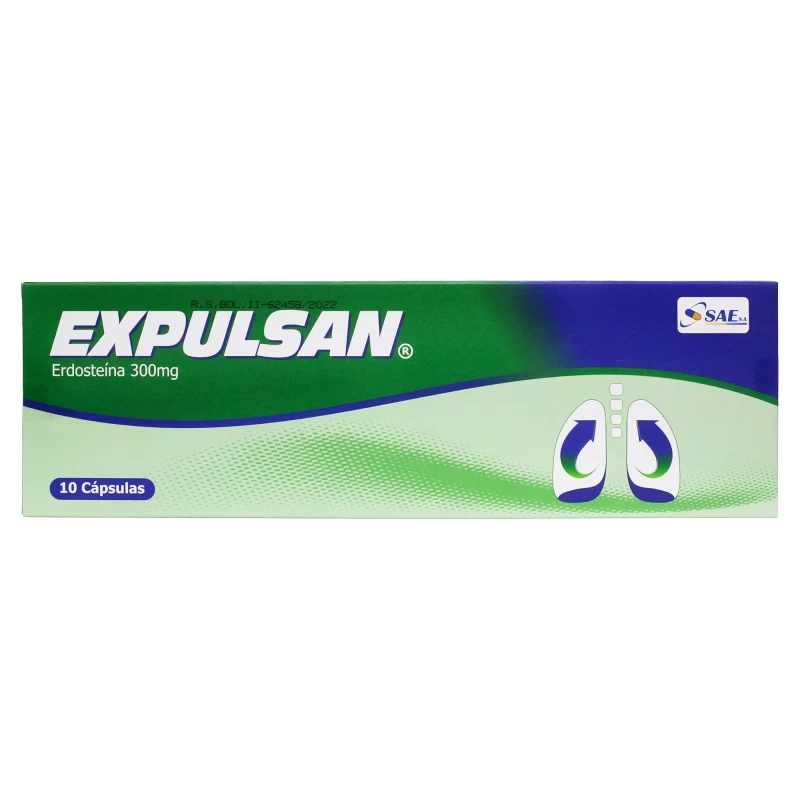 EXPULSAN ( ERDOSTEINA ) 300 MG X 10 CAP