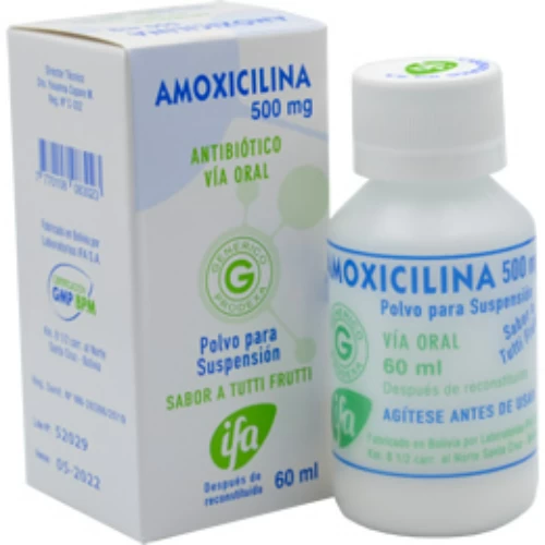 AMOXICILINA 500 MG 60 ML PRODEXA