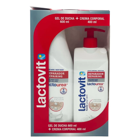 PACK LACTOUREA CREMA 400 ML Y GEL DE DUCHA 300 ML