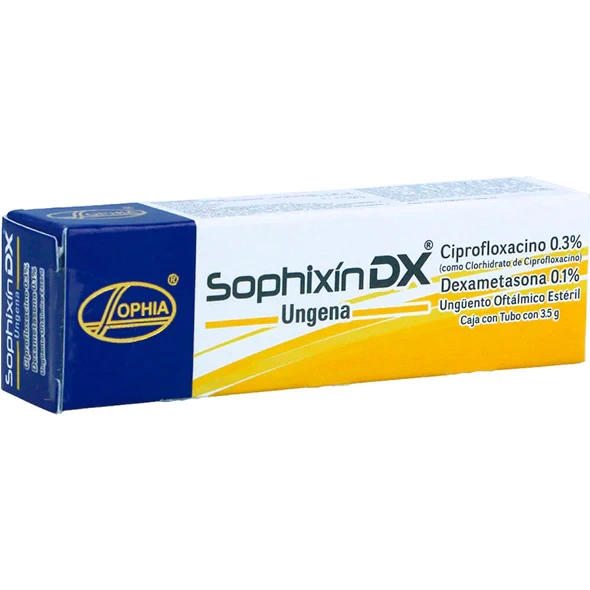 SOPHIXIN DX UNGENA 3,5 G. (CIPRO + DEXA)