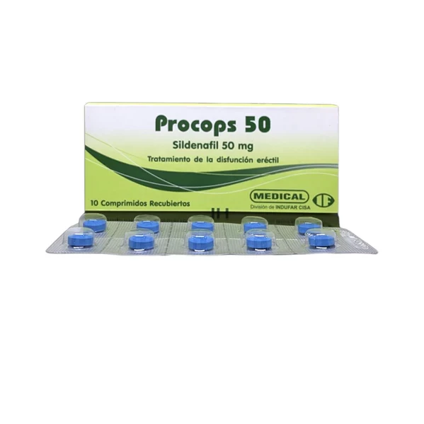 PROCOPS 50 MG ( SILDENAFIL ) X 10 COMP