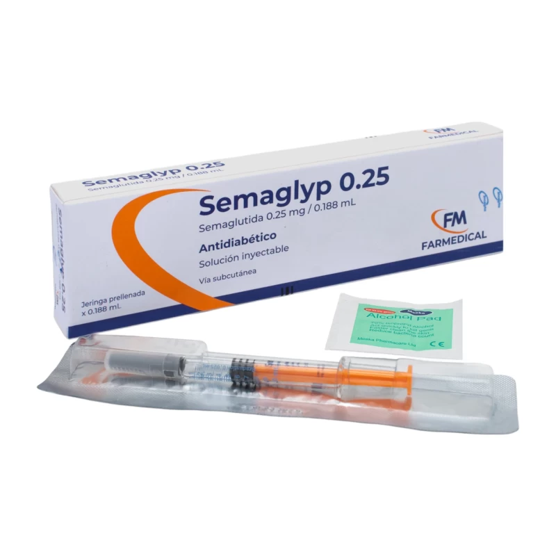 SEMAGLYP 0.25 X 1 JERINGA (SEMAGLUTIDA 0.25 MG/0.188 ML)