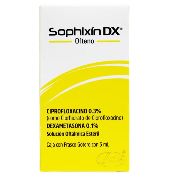 SOPHIXIN DX OFTENO COLIRIO 5 ML(CIPRO-DEXA)