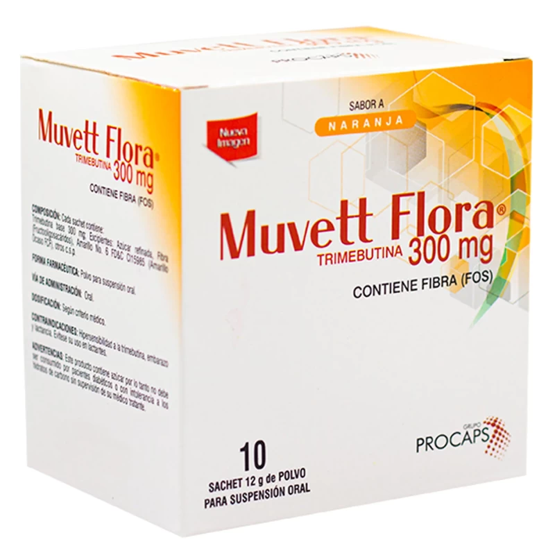 MUVETT FLORA 300 MG X 10 SOBRES