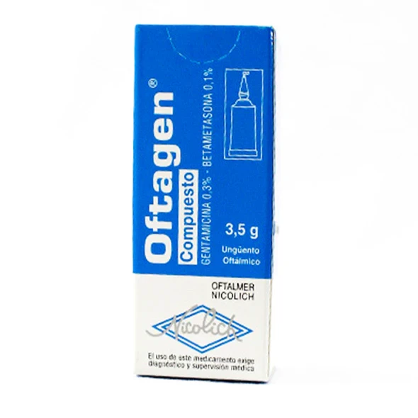 OFTAGEN COMPUESTO UNGUENTO OFTALMICO 3.5 GR (GENTA+BETA)