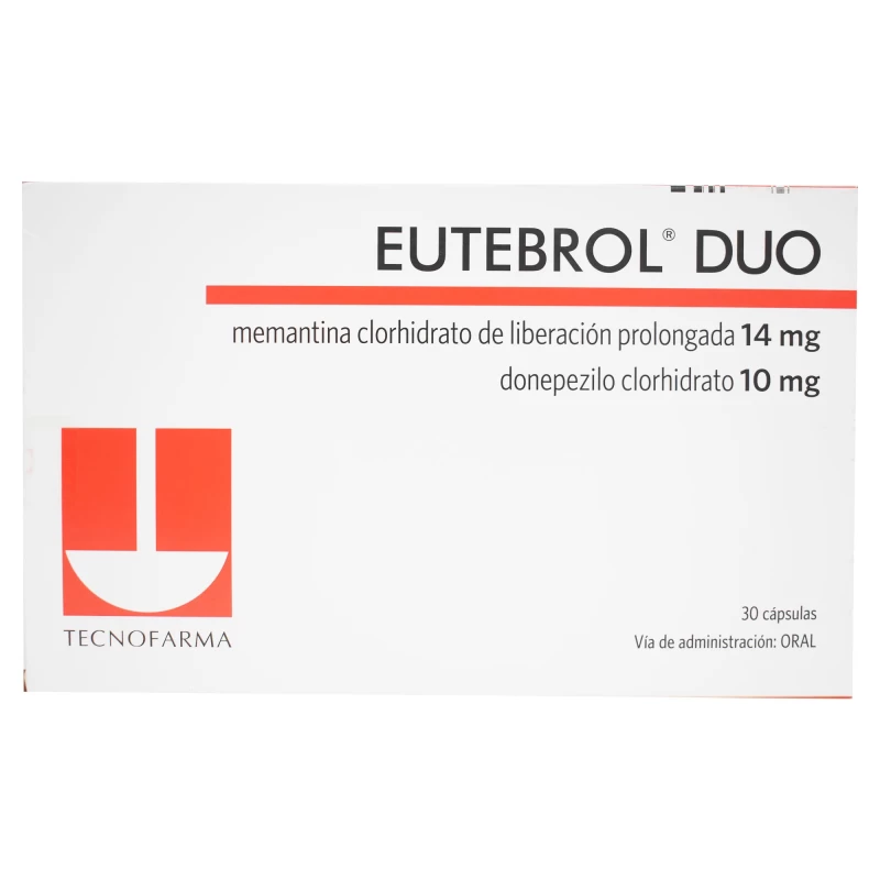 EUTEBROL DUO 14MG/10 MG X30caps. MEMANTINA + DONEPEZILO