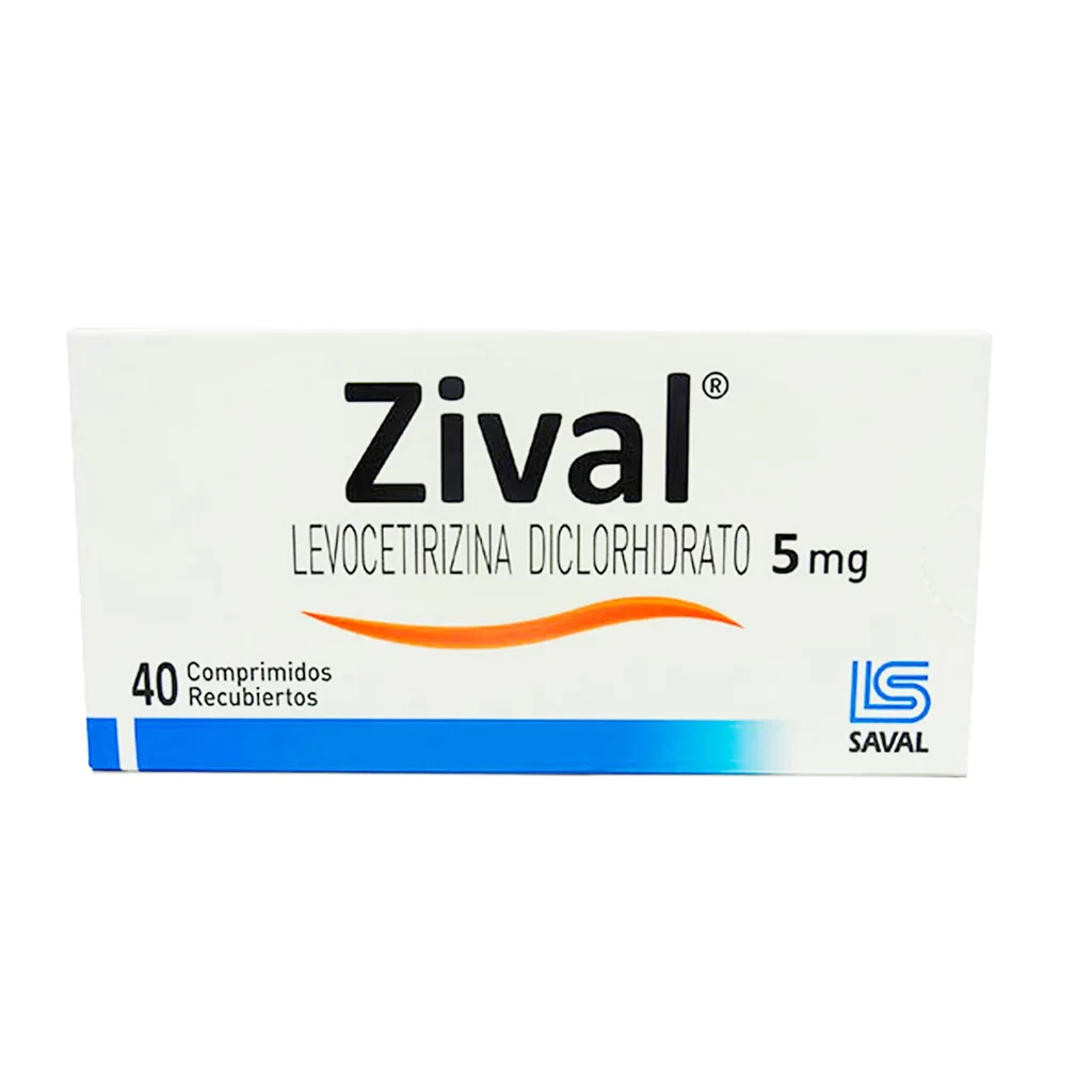 ZIVAL X 40 COMP. LEVOCETIRIZINA