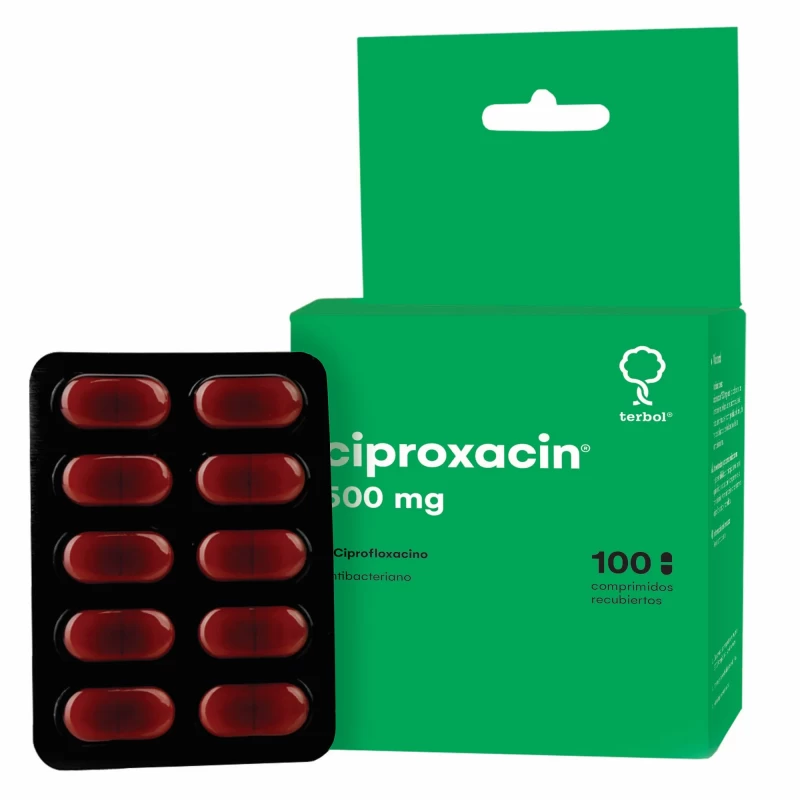 CIPROXACIN 500 MG X 100 COMP