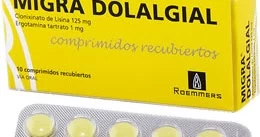MIGRA DOLALGIAL 125 MG X10 (CLONIXATO LISINA)