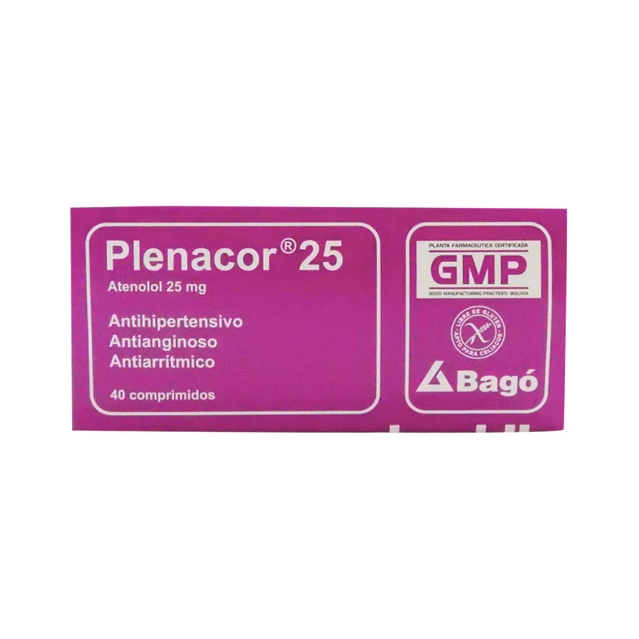 PLENACOR 25 MG X 40 ATENOLOL