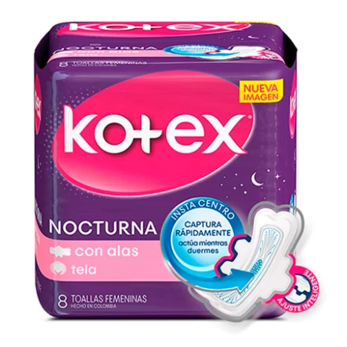 KOTEX NOCTURNA X 8