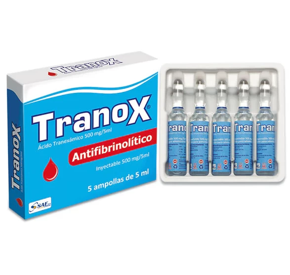 ACIDO TRANEXAMICO 500 MG/5ML  X 10 AMP GENERICO