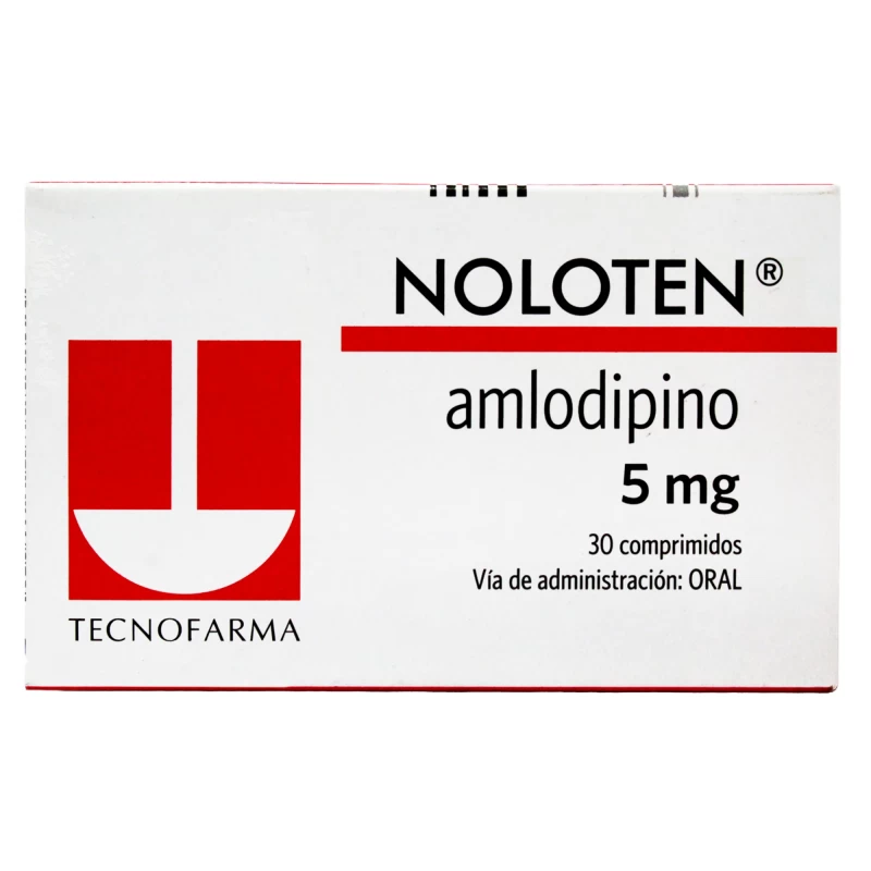 NOLOTEN 5 MG X30- AMLODIPINO