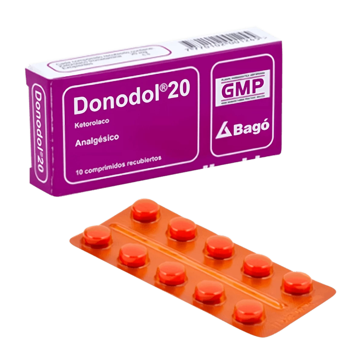 DONODOL 20 MG X 10 KETOROLACO