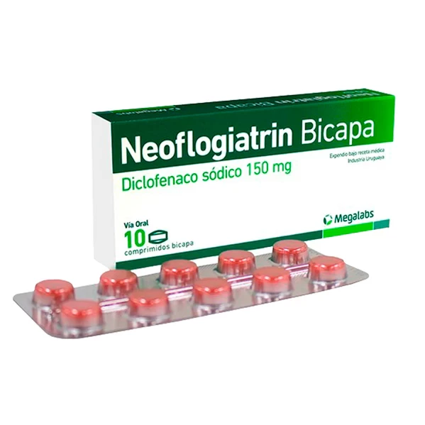 NEOFLOGIATRIN BICAPA ( DICLOFENACO SODICO 150 MG) X 10 COMP