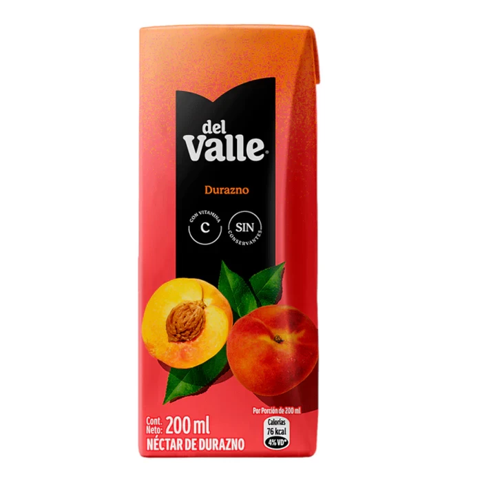 JUGO DEL VALLE DURAZNO 200 ML