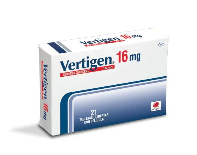 VERTIGEN 16 MG X 21 BETAHISTINA