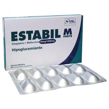 ESTABIL M 50/500 MG X 30comp (SITAGLIPtina+METformina)