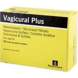 VAGICURAL PLUS X 12 OVULOS METRONI/MICONAZOL/NEOM/POLIMI.